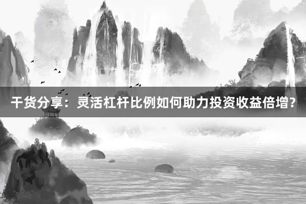 干货分享：灵活杠杆比例如何助力投资收益倍增？